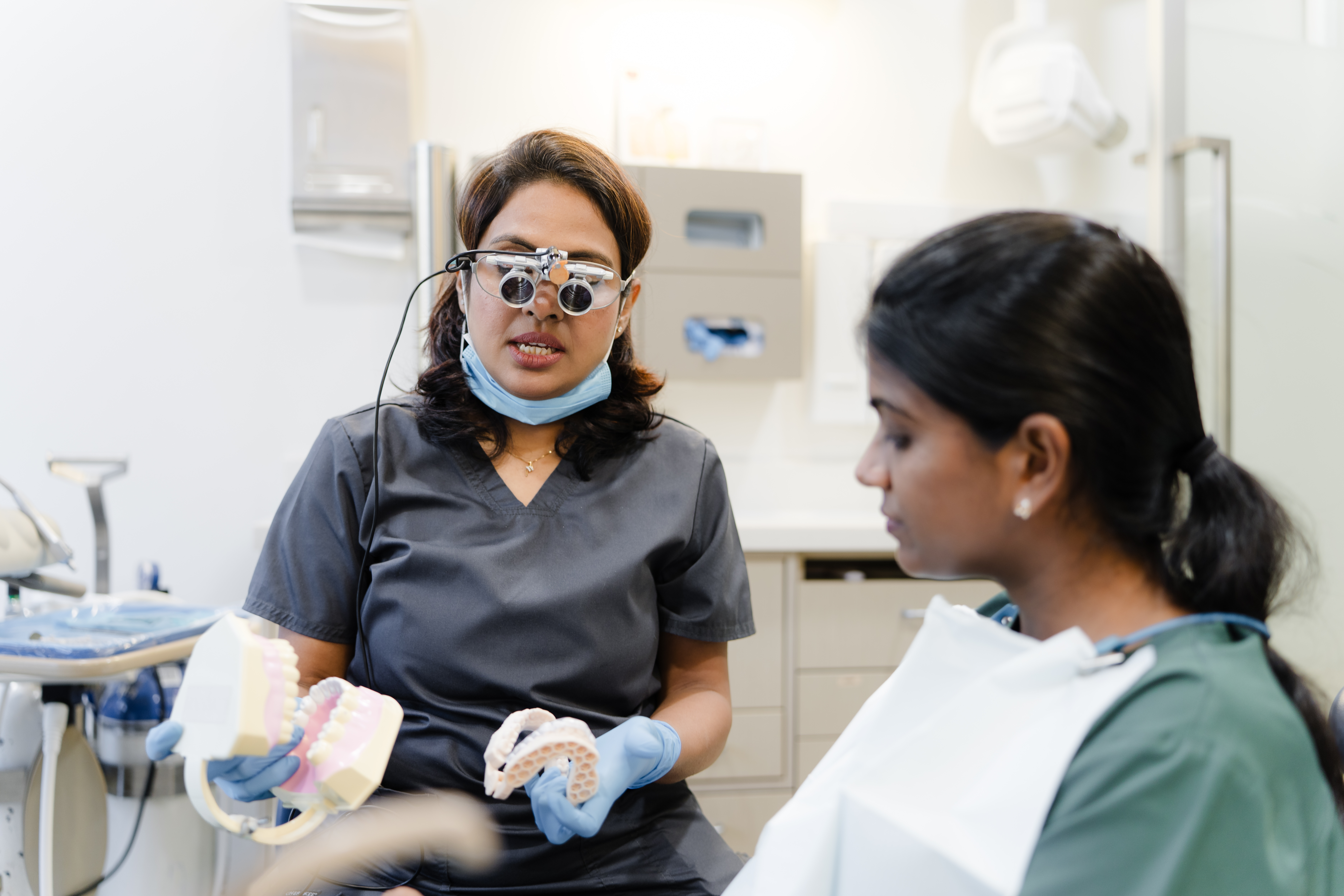 Signature Dental team preparing for a general dentistry appointment