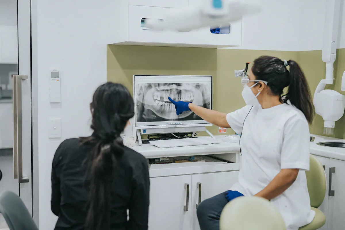 Bruxism treatment next steps being explained at Signature Dental