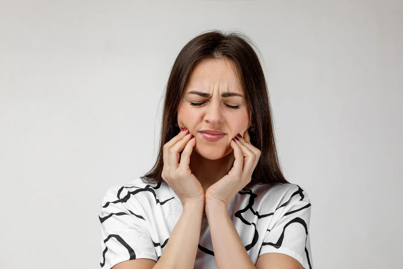 Root canal therapy options being explained after a dental check